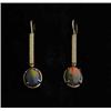 Image 1 : BLACK OPAL EARRINGS