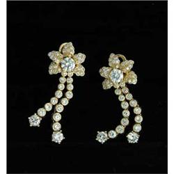 18KT GOLD & DIAMOND EARRINGS