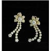 Image 1 : 18KT GOLD & DIAMOND EARRINGS
