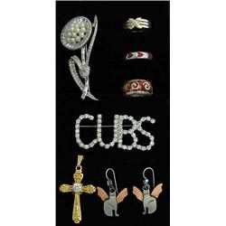 BAG OF COSTUME JEWELRY