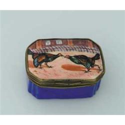 BATTERSEA ENAMELED PATCHBOX
