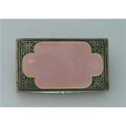 AUSTRIAN ENAMELED STERLING BOX