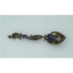 PLIQUE A JOUR ENAMEL SPOON