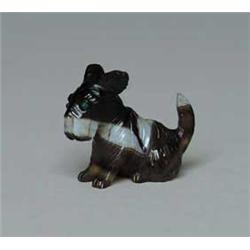 CARVED STONE DOG