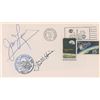 Image 2 : James Lovell and Fred Haise Signed Photograph and Cover