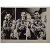 Image 2 : Mir Flown Silk Cloth and Signed Crew Photo