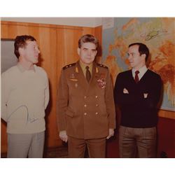 Soyuz and Mir Crew Signed Candid Photographs