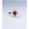 Image 1 : Elegant Ruby & Diamond Ring