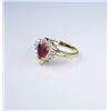 Image 2 : Elegant Ruby & Diamond Ring