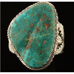 Large Royston Turquoise Navajo Cuff