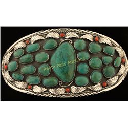 Manassa Turquoise Belt Buckle