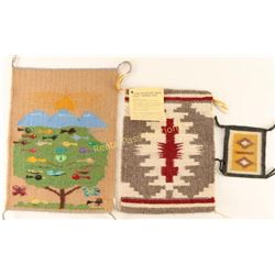 Lot of 3 Sampler Rugs