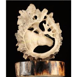 Carved Antler Sculpture