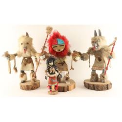Lot of 4 Kachinas