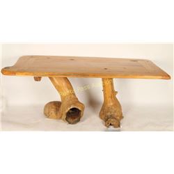 Rustic Pine Dining Table