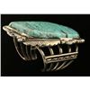 Image 2 : Massive Navajo Bisbee Turquoise Cuff Bracelet