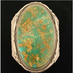 Large Turquoise Stone Cuff