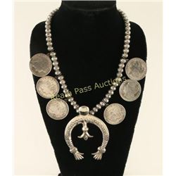 Navajo Silver Dollar Squash Blossom