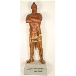 Life Size Chief Tawonka Statue