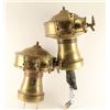 Image 4 : (2) Antique Brass Mushroom Beer Tower