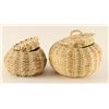 Image 1 : Lot of 2 Pine Needle Baskets