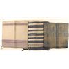 Image 1 : Lot of 3 Double Fold Navajo Saddle Blankets