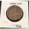 Image 1 : 1846 RARE Large 1 Cent Coin