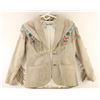 Image 1 : Pioneer Wear Ladies Suede Indian Beaded Jacket