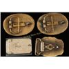 Image 2 : Lot of 4 Belt Buckles