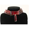 Image 1 : Navajo Turquoise Bone Choker Medallion
