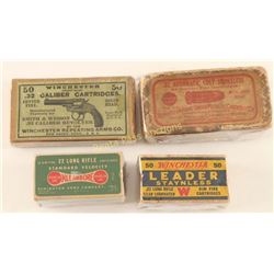 (4) Vintage Ammo Boxes