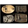 Image 2 : Lot of 4 Belt Buckles