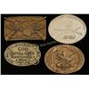 Image 1 : Lot of 4 Gun Related Belt Buckles