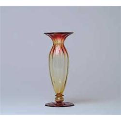 LIBBEY AMBERINA VASE