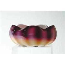 PLATED AMBERINA BOWL