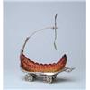 Image 1 : AMBERINA BOAT WITH SILVER PLATED HOLDER