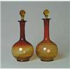 Image 1 : TWO AMBERINA DECANTERS