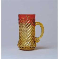 DECORATED AMBERINA MUG