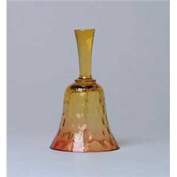 AMBERINA ART GLASS BELL