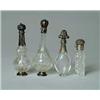 Image 1 : FOUR GLASS & SILVER SCENT BOTTLES