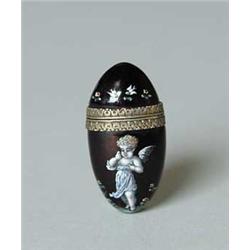 MINIATURE ENAMEL SCENT BOTTLE