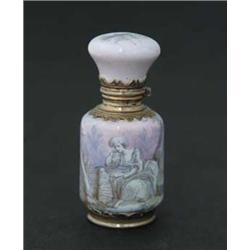 ENAMELED SCENT BOTTLE