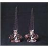 Image 1 : PAIR OF PAIRPOINT PERFUME BOTTLES