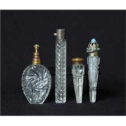 FOUR CUT GLASS PERFUMES