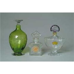 THREE BACCARAT SCENT BOTTLES