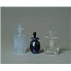 Image 1 : THREE GLASS SCENT BOTTLES