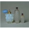 Image 1 : THREE DECORATIVE GLASS SCENT BOTTLES