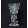 Image 1 : HEAVY CUT GLASS VASE