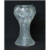 Image 1 : CUT GLASS VASE
