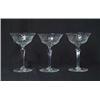 Image 1 : SET OF EIGHT SIGNED LIBBEY CHAMPAGNE GLASSES